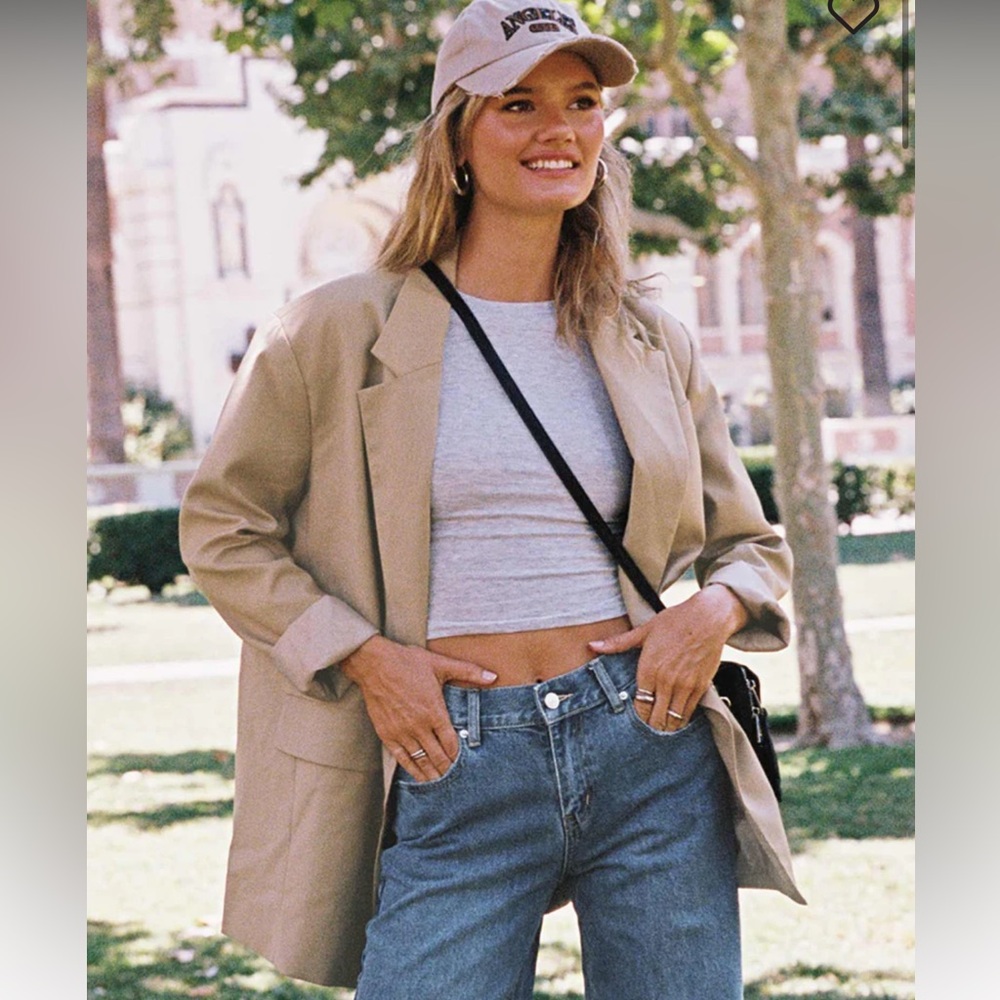 Lioness Oversized Tan Blazer XS